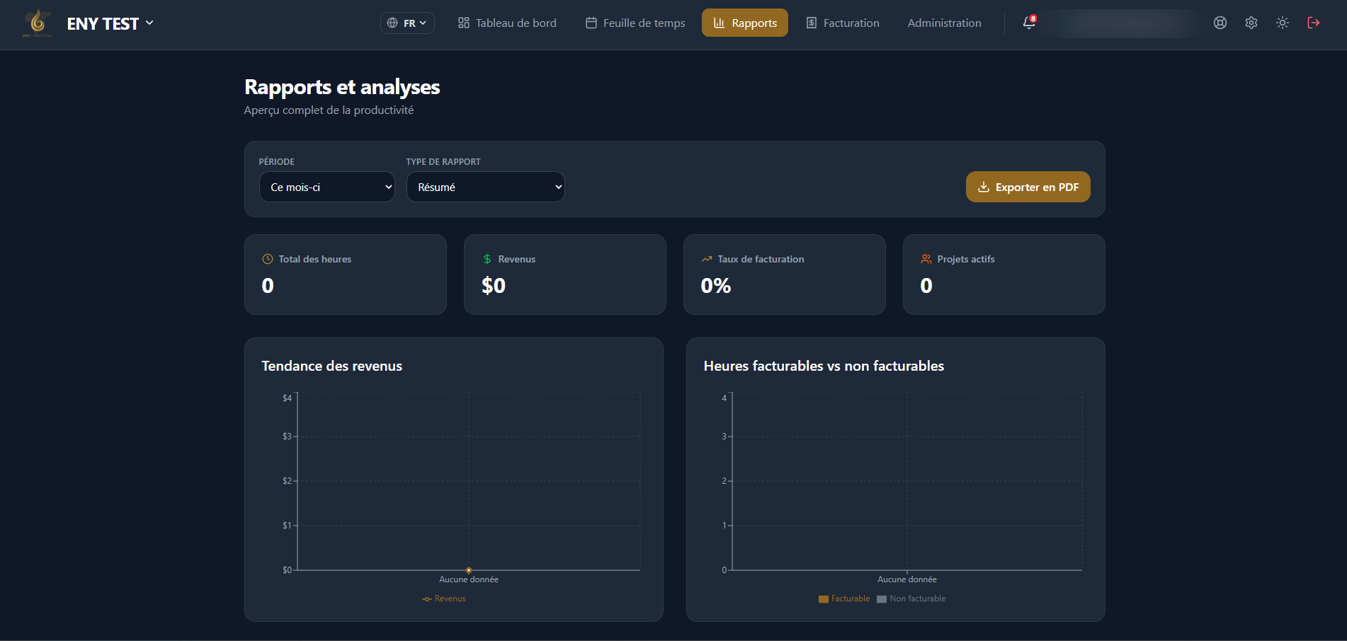 Rapports et analyses — ENY Hub